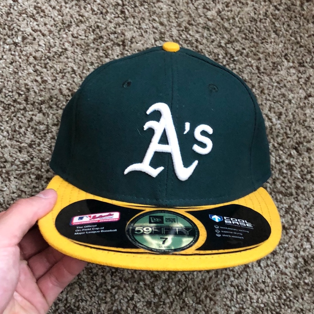 Oakland Athletics game hat